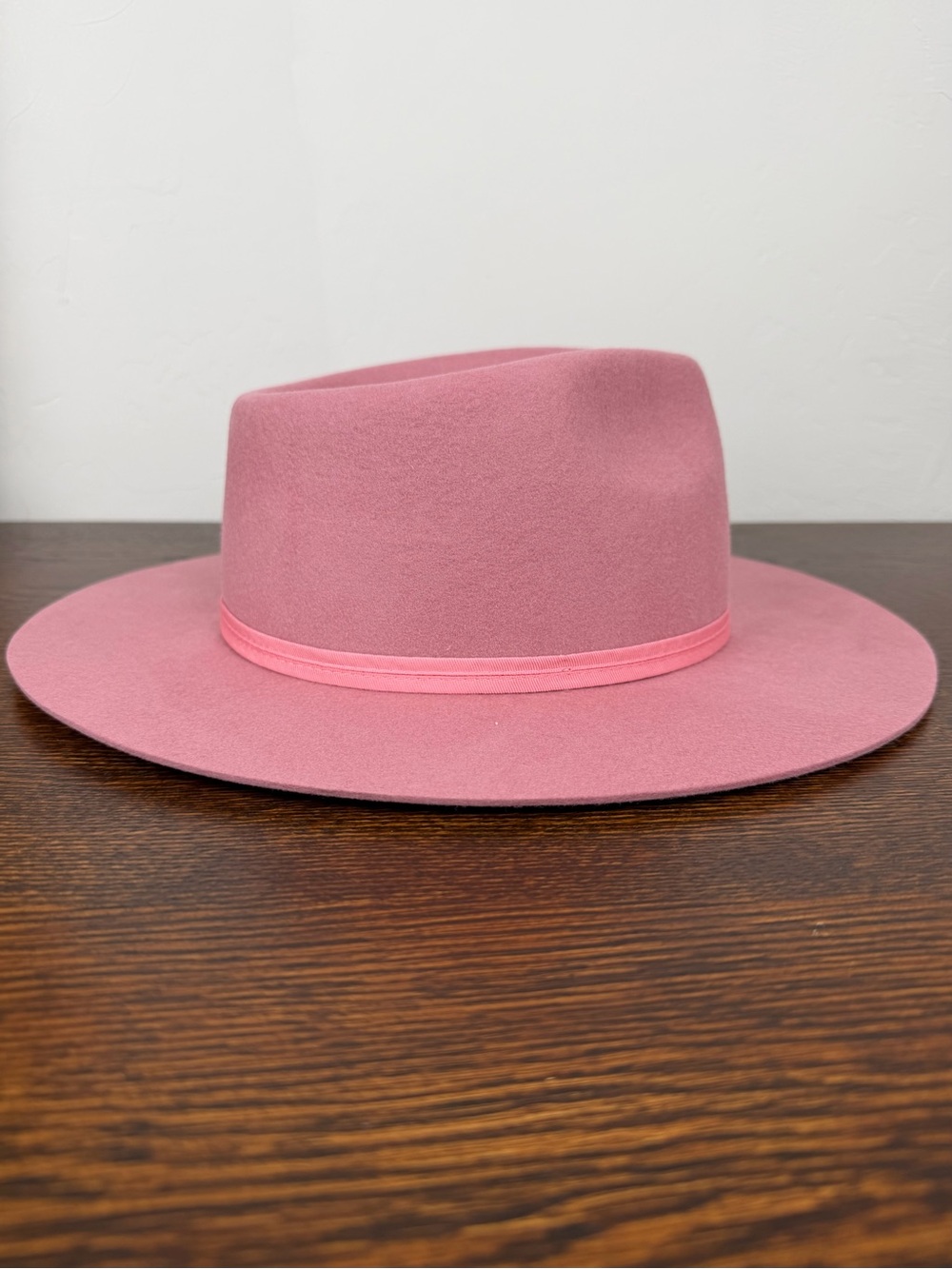 Lack Of Color Zulu Style Wool Fedora in Rose - Picture 5 of 16